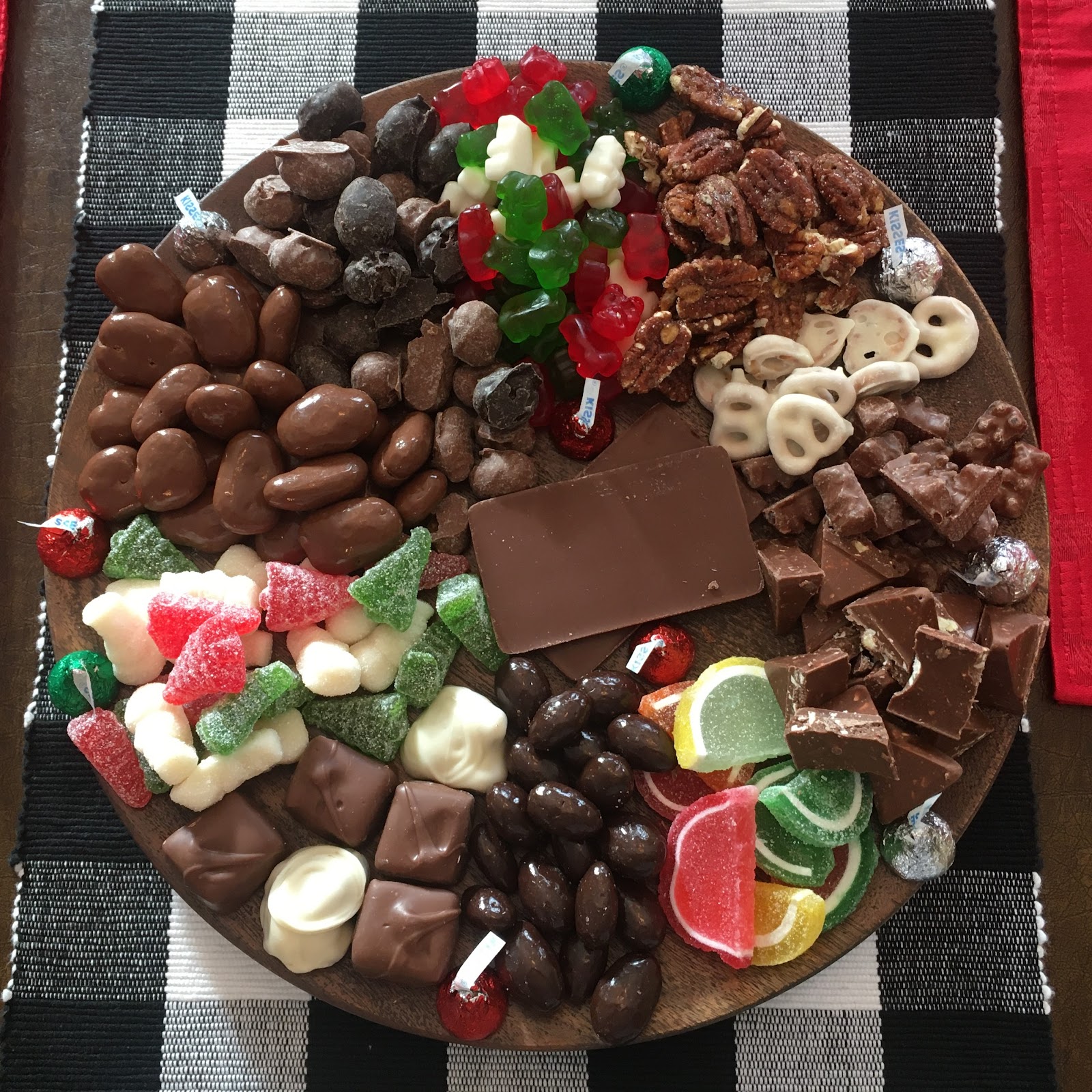Candy charcuterie board